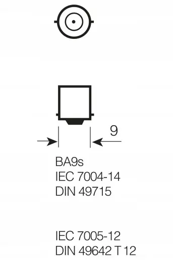 Halogenpære H10W Osram Original Line - 1 stk. – bilde 4