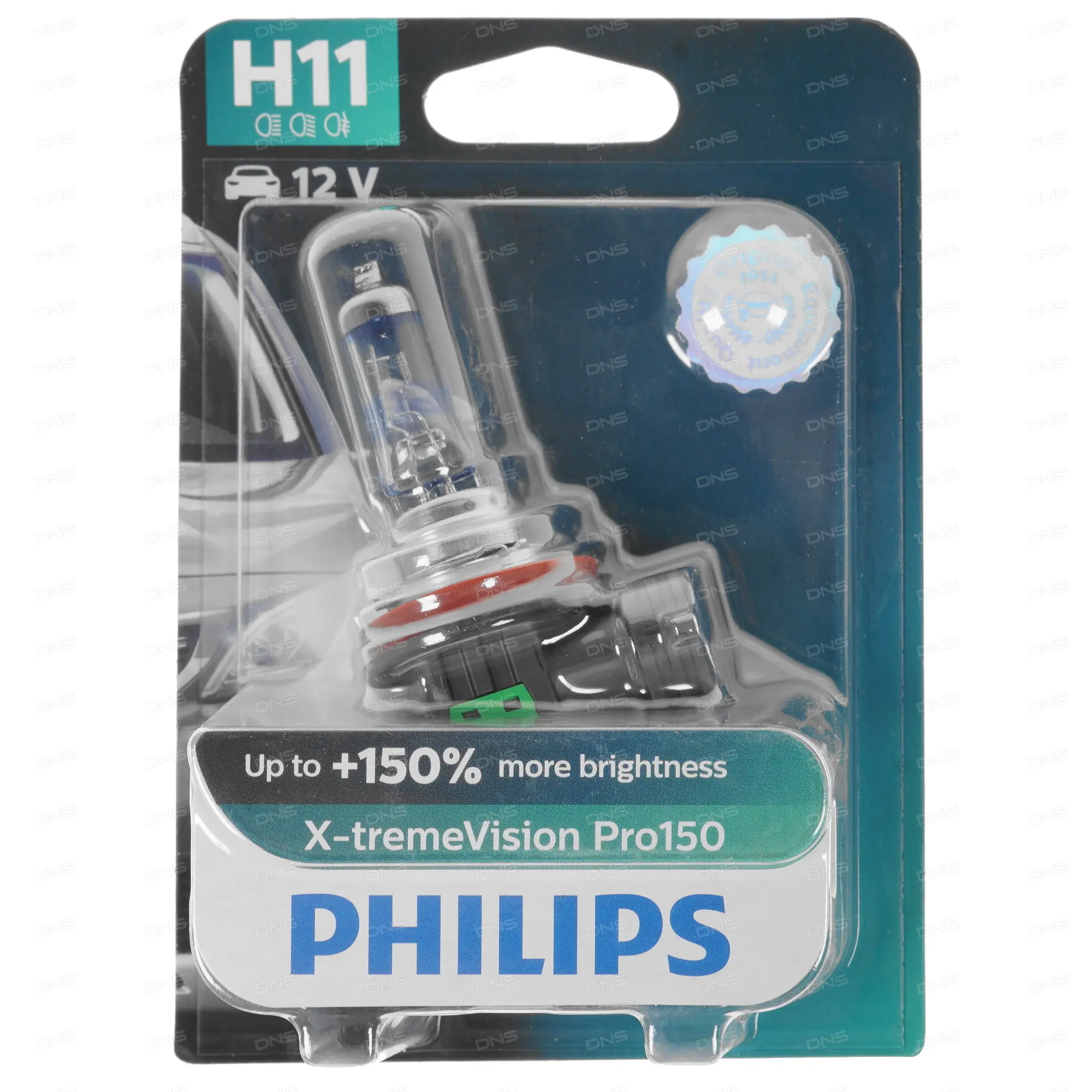 Halogenpære H11 Philips X-tremeVision Pro150 - 1 stk. Image 6