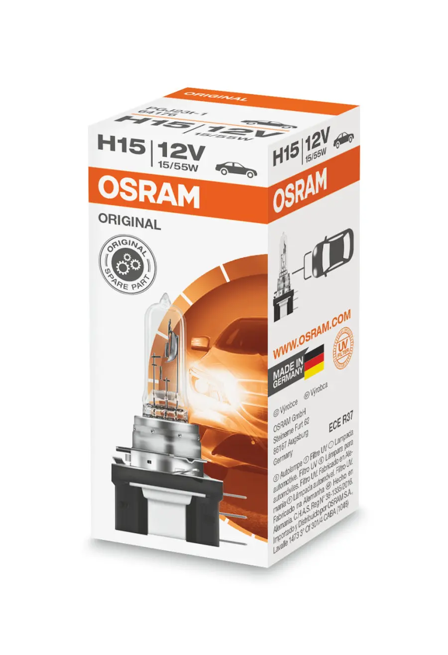 Halogenpære H15 Osram Original Line - 1 stk. Image 1