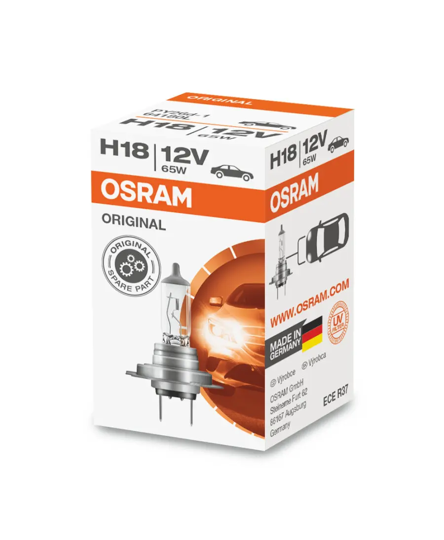 Halogenpære H18 Osram Original Line - 1 stk.