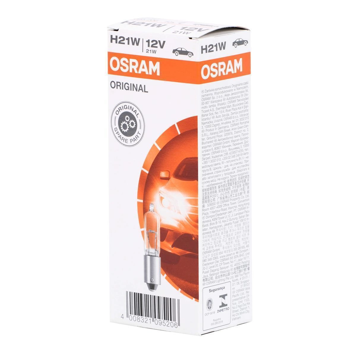 Halogenpære H21W Osram Original Line - 1 stk. Image 1