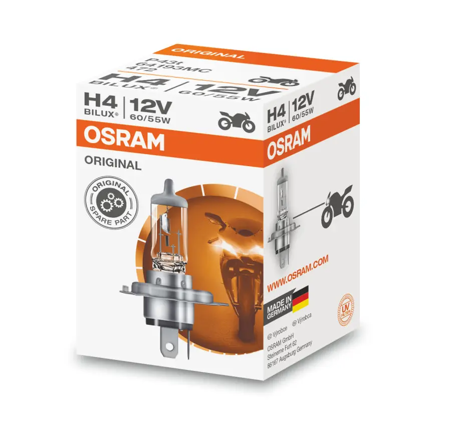 Halogenpære H4 Osram Original Line - 1 stk. – bilde 2
