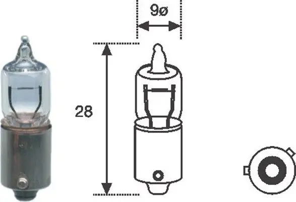 Halogenpære H6W Osram Ultra Life Extra Lifetime - sett 2 stk. – bilde 4