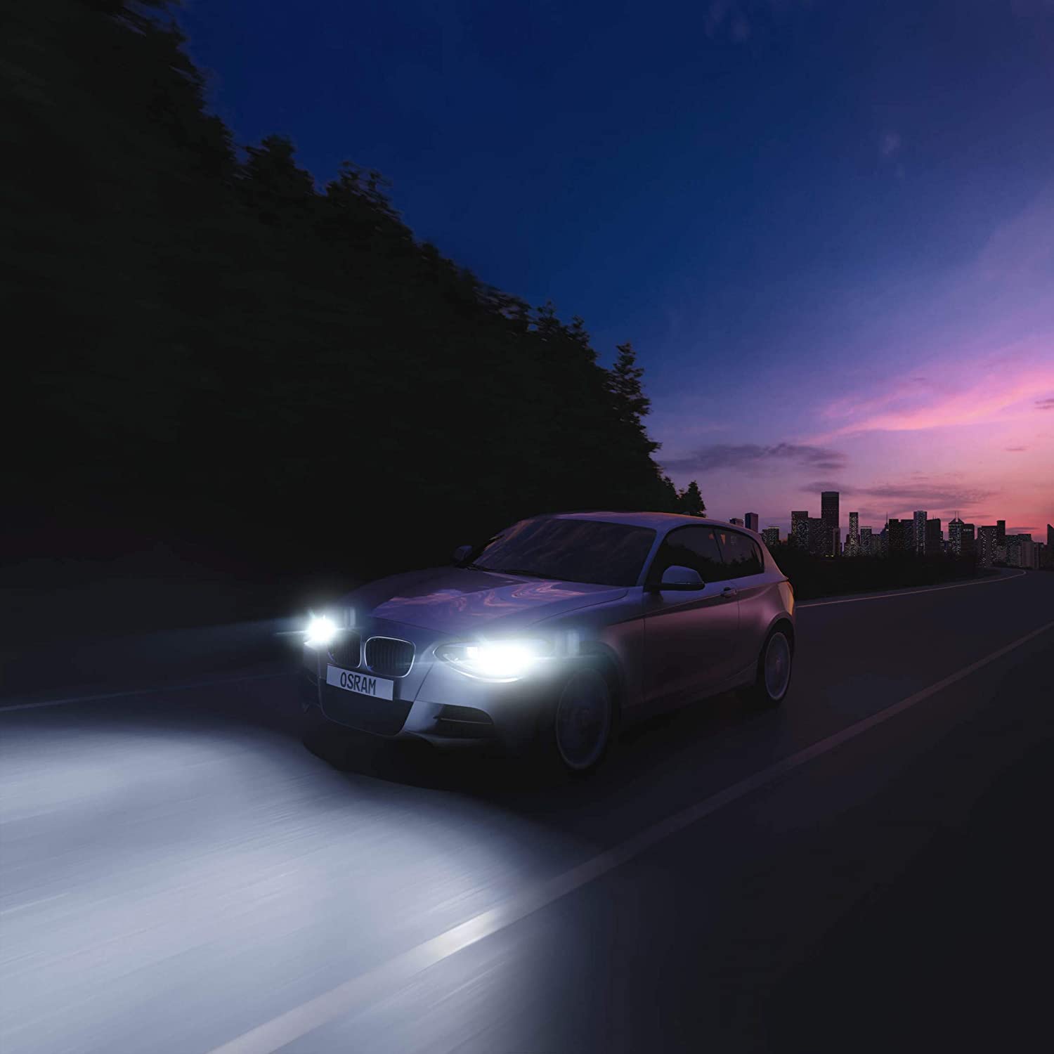 Halogenpære H7 Osram Night Breaker +200% - sett 2 stk. – bilde 11