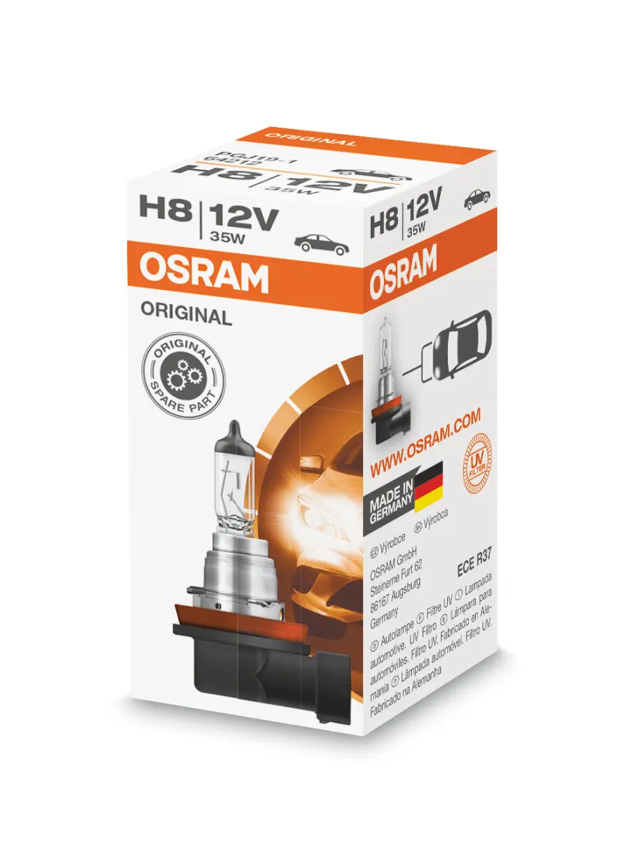 Halogenpære H8 Osram Original Line - 1 stk. Image 1