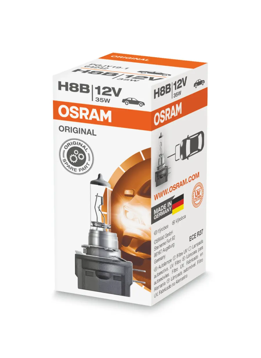 Halogenpære H8B Osram Original Line - 1 stk.