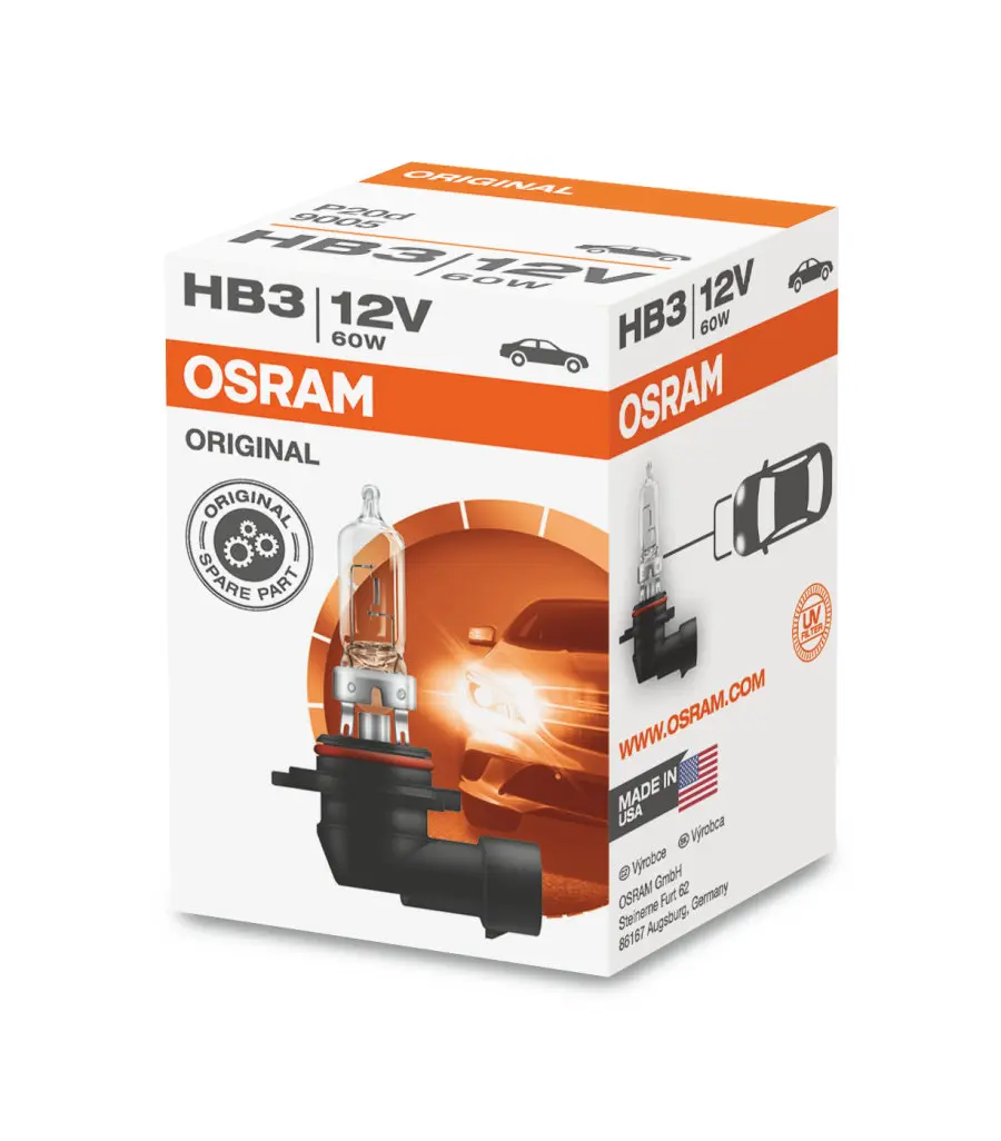 Halogenpære HB3 Osram Original Line - 1 stk. Image 1