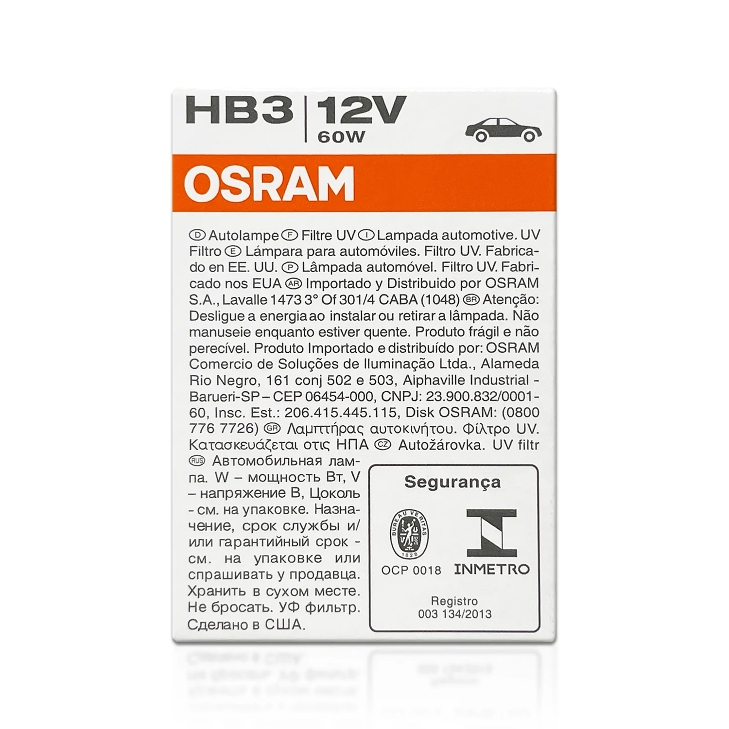 Halogenpære HB3 Osram Original Line - 1 stk. Image 8