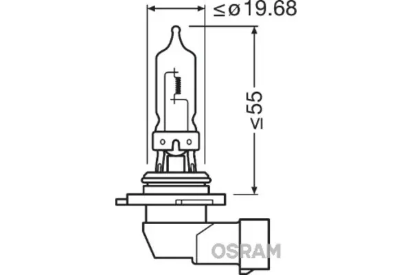 Halogenpære HB3 Osram Original Line - 1 stk. Image 9