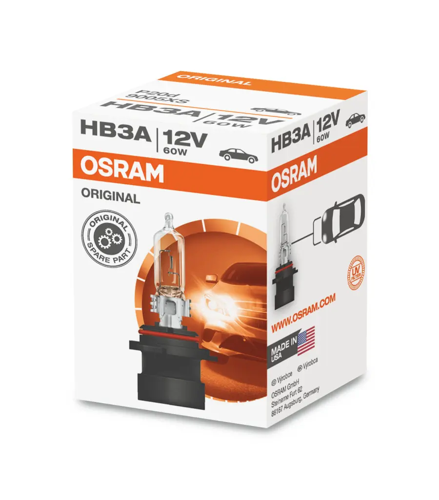 Halogenpære HB3A Osram Original Line - 1 stk.