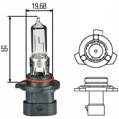 Halogenpære HB3A Osram Original Line - 1 stk. – bilde 8