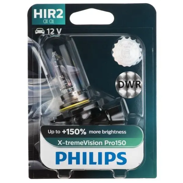 Halogenpære HIR2 Philips X-tremeVision Pro150 - 1 stk. Image 4