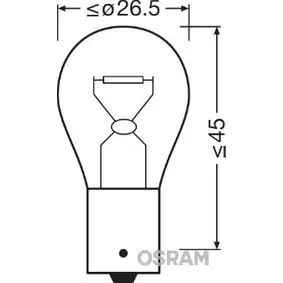 Halogenpære P21W Osram Ultra Life Extra Lifetime - sett 2 stk. Image 4