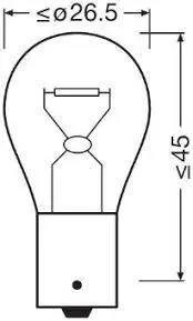Halogenpære PY21W Osram Truckstar Pro 24V - 1 stk. – bilde 5