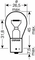 Halogenpære PY21W Osram Ultra Life Extra Lifetime Orange - sett 2 stk. – bilde 4