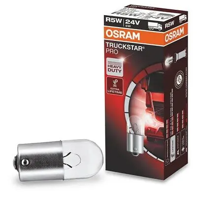 Halogenpære R5W Osram Truckstar Pro 24V - 1 stk. – bilde 6