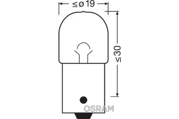 Halogenpære RY10W Osram Original Line - 1 stk. – bilde 5