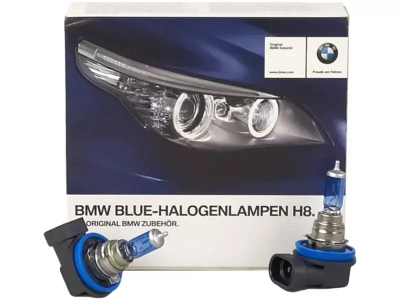Halogenpære tåkelys OEM BMW H8 Blue Halogen Duo - sett 2 stk. Image 1