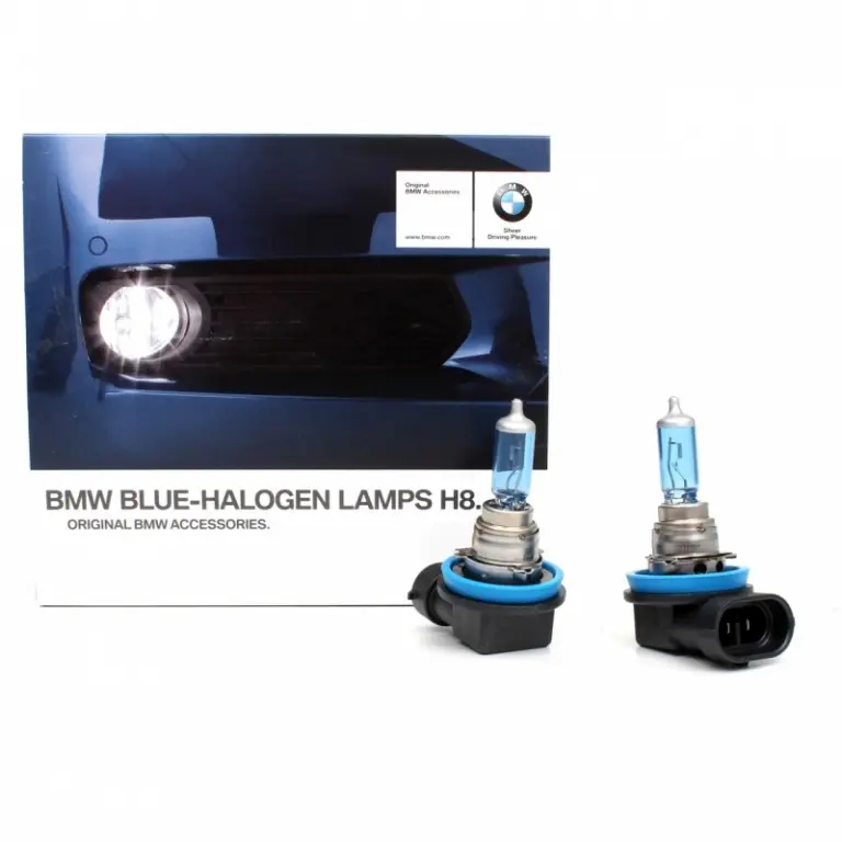 Halogenpære tåkelys OEM BMW H8 Blue Halogen Duo - sett 2 stk. Image 2