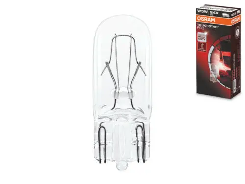 Halogenpære W5W Osram Truckstar Pro 24V - 1 stk. – bilde 4