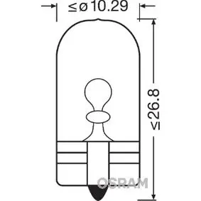 Halogenpære W5W Osram Ultra Life Extra Lifetime - sett 2 stk. – bilde 4