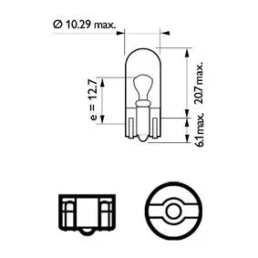 Halogenpære W5W Philips X-tremeVision Pro150 - sett 2 stk. – bilde 4