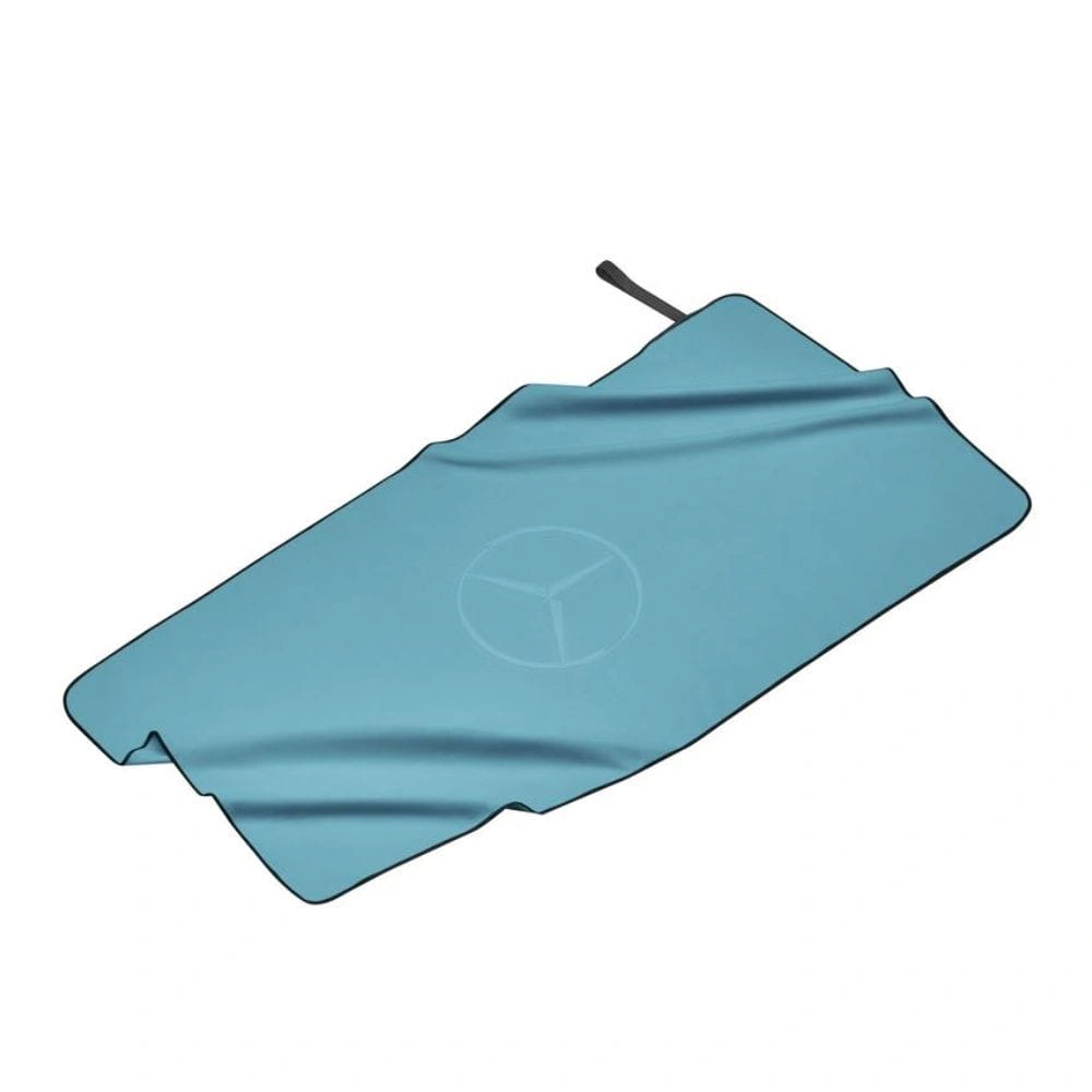 Håndkle Mercedes-Benz funksjonelt turkis/svart – 120 x 60 cm