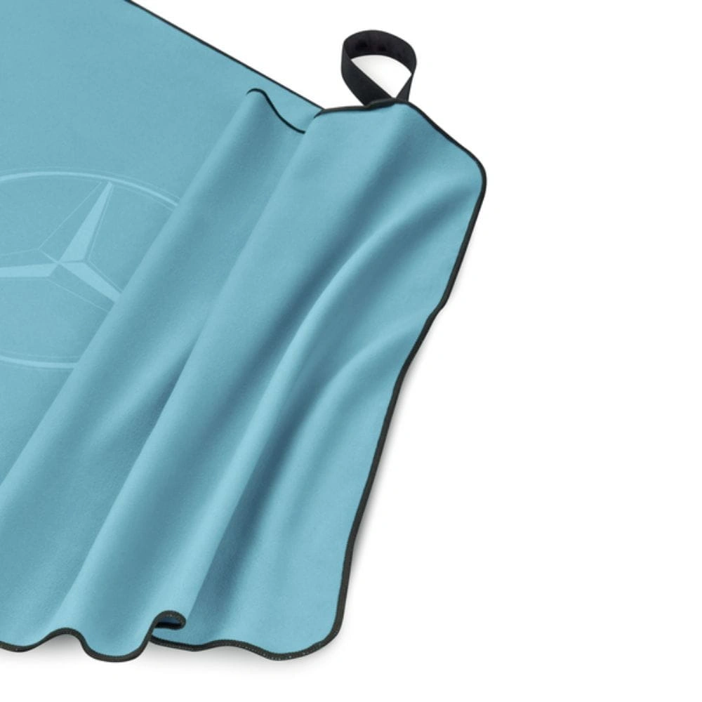 Håndkle Mercedes-Benz funksjonelt turkis/svart – 120 x 60 cm – bilde 2
