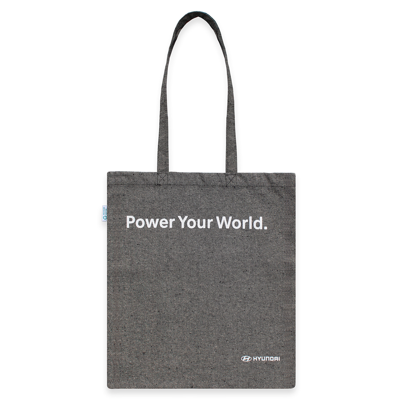 Handlebag Hyundai Power Your World Collection Grey │ Genuine® Cotton Shopping Bag Image 1