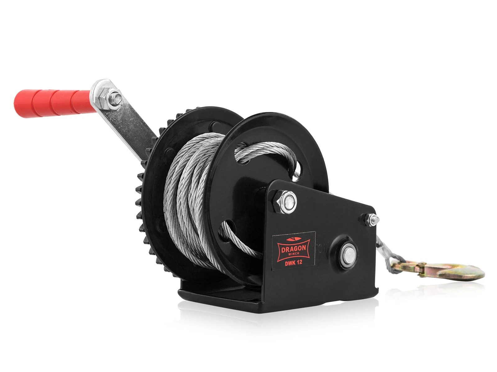 Håndvinsj Dragon Winch DWK 12 med stålline trekkraft på 540 kg og 10 m stålline – bilde 5