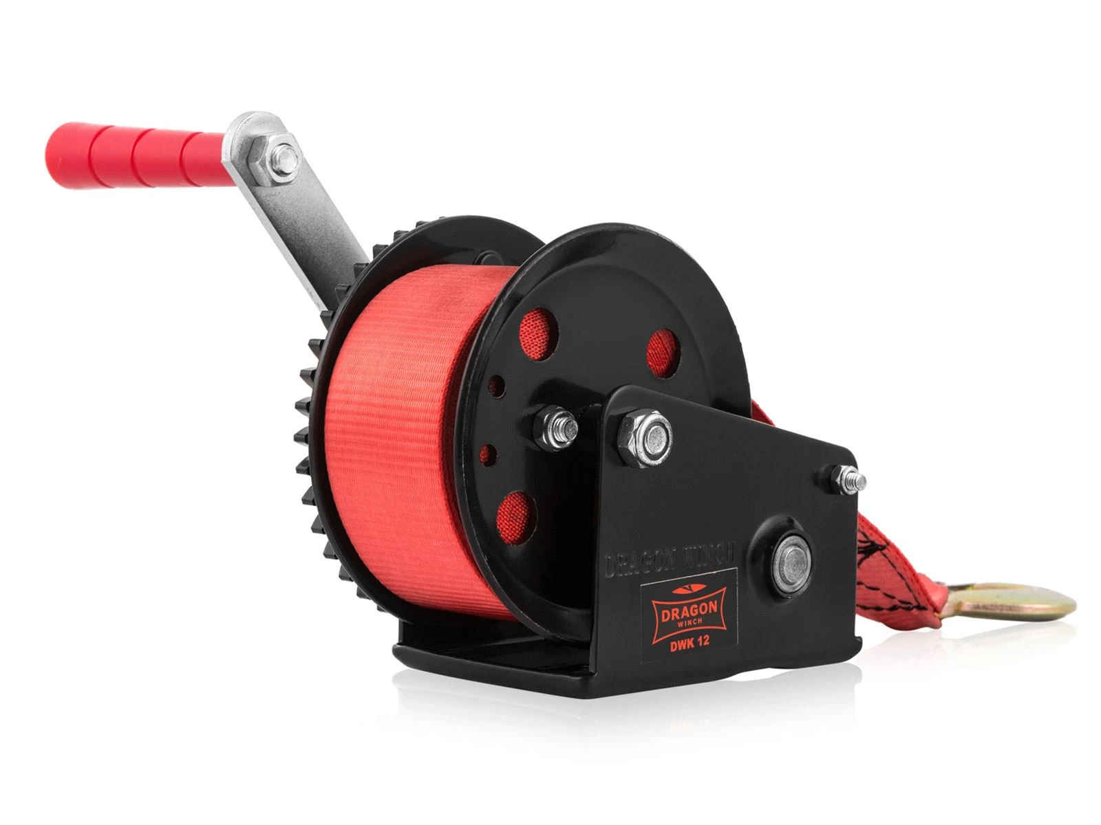 Håndvinsj Dragon Winch DWK 12 med stropp trekkraft på 540 kg og 10 m stropp – bilde 5