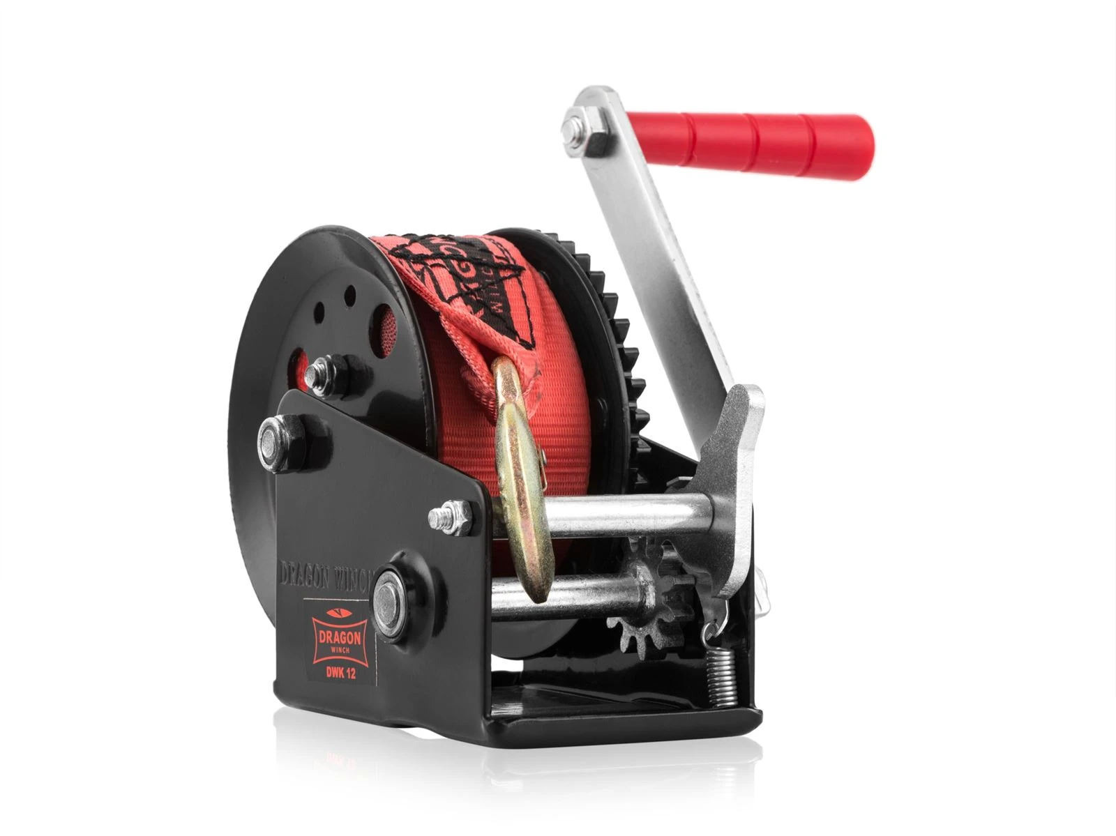 Håndvinsj Dragon Winch DWK 12 med stropp trekkraft på 540 kg og 10 m stropp – bilde 6
