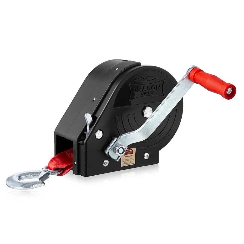 Håndvinsj Dragon Winch DWK 25 med kapsling stålline 1133 kg 10 m – bilde 5