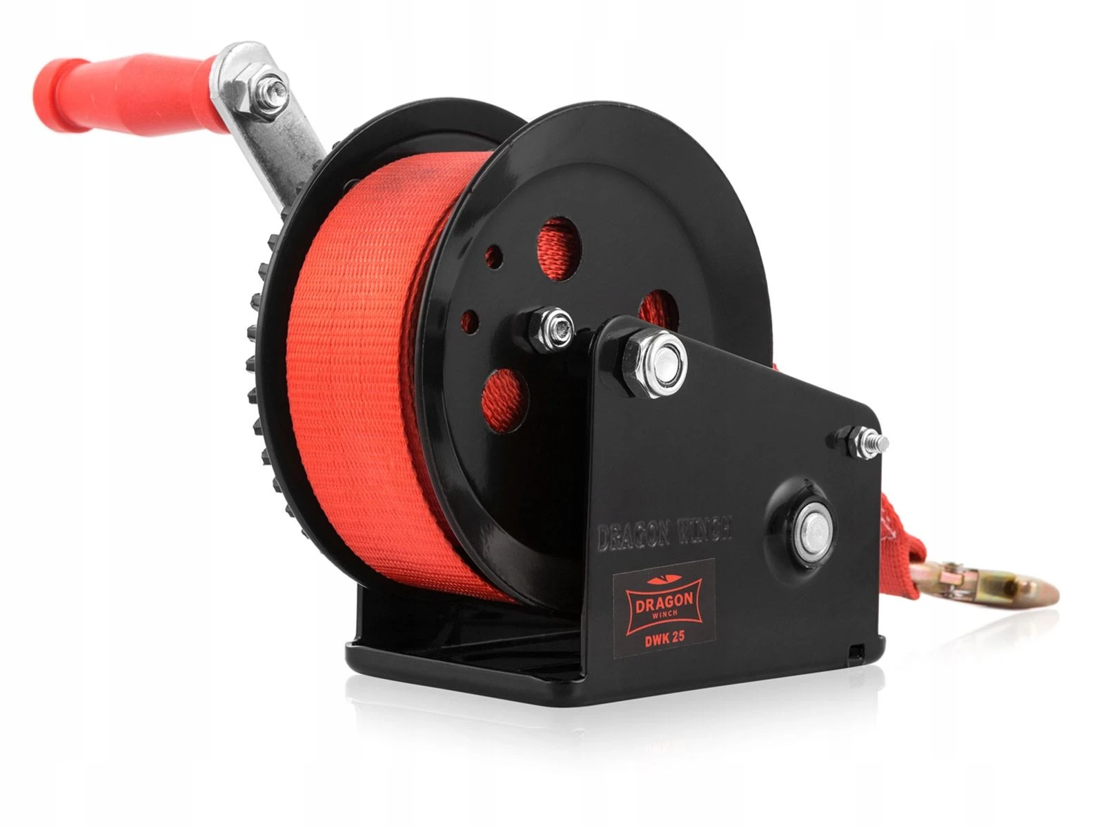 Håndvinsj Dragon Winch DWK 25 med stropp trekkraft på 1133 kg og 10 m stropp – bilde 7