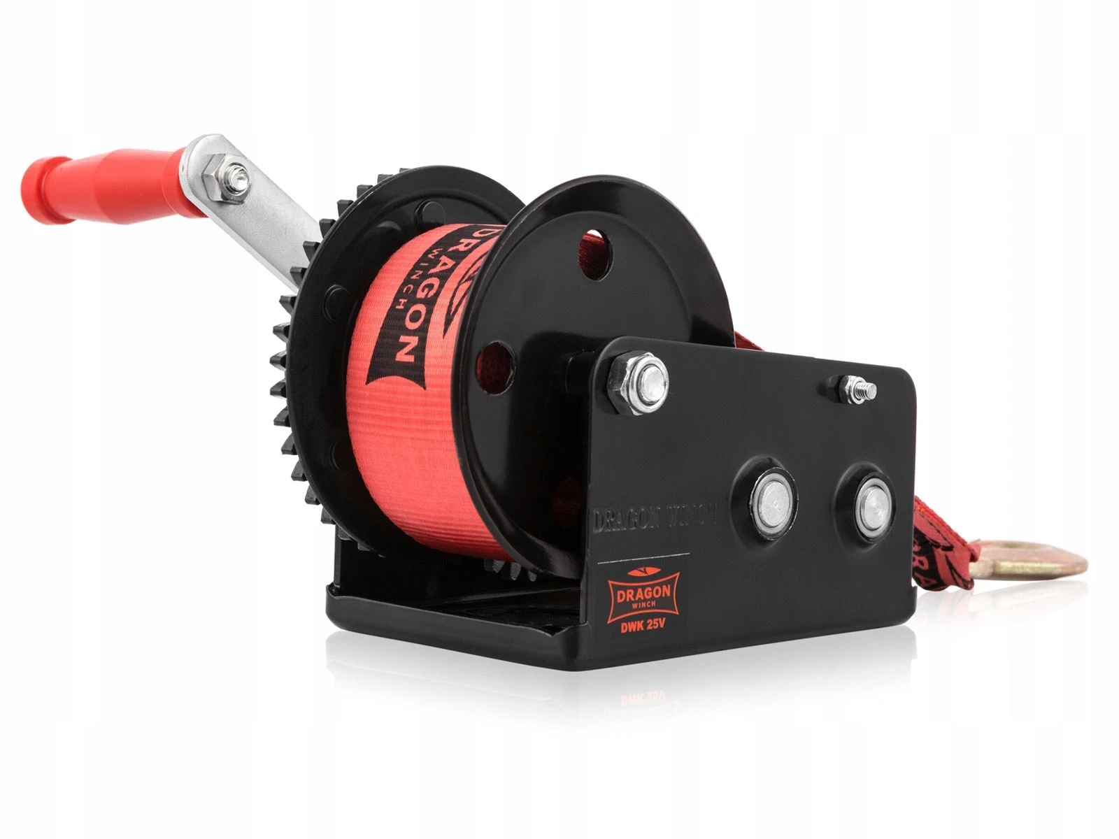 Håndvinsj Dragon Winch DWK 25 V med stropp og trekkraft på 1133 kg 10 m – bilde 7