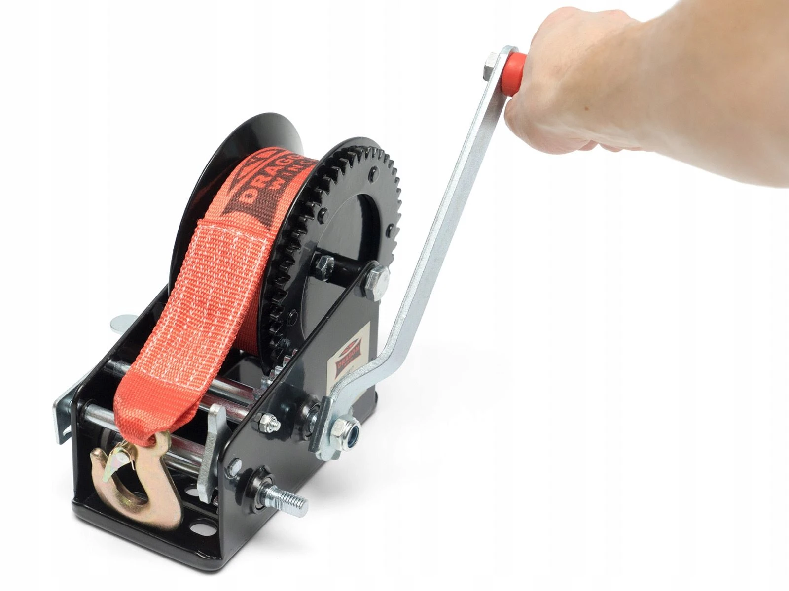 Håndvinsj Dragon Winch DWK 35 V med stropp og trekkraft på 1588 kg 10 m – bilde 4