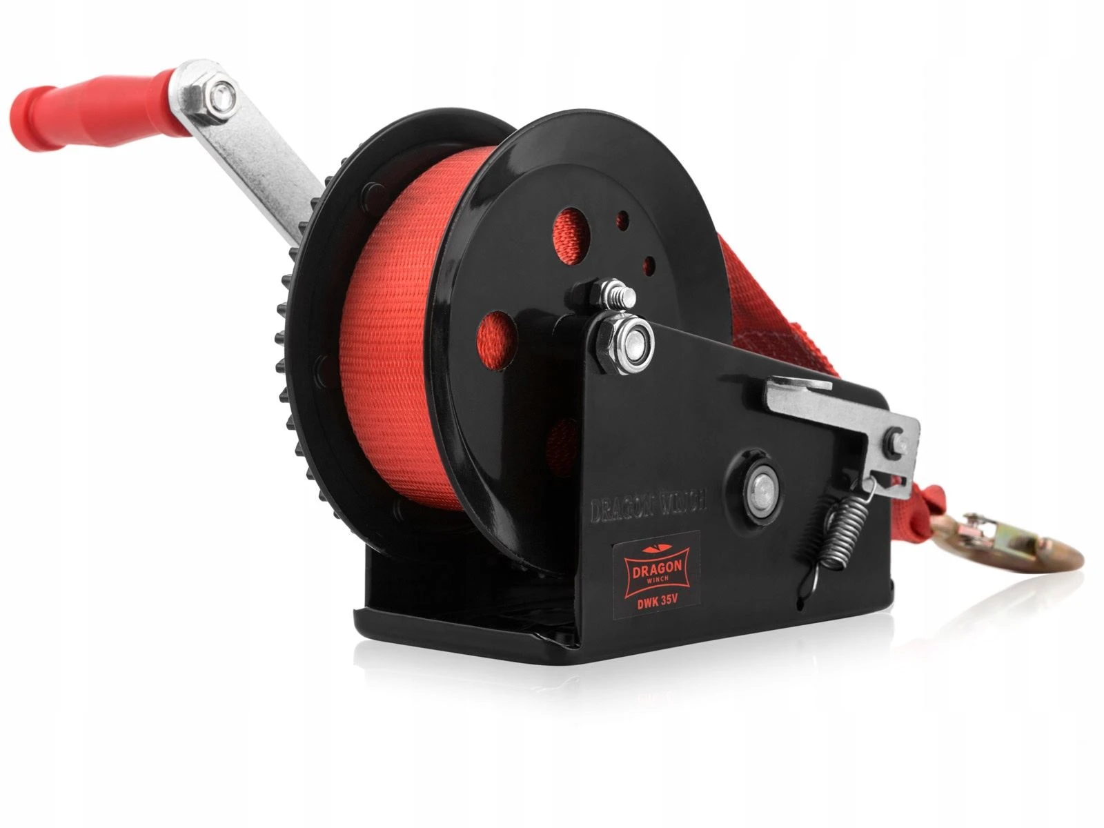 Håndvinsj Dragon Winch DWK 35 V med stropp og trekkraft på 1588 kg 10 m – bilde 7