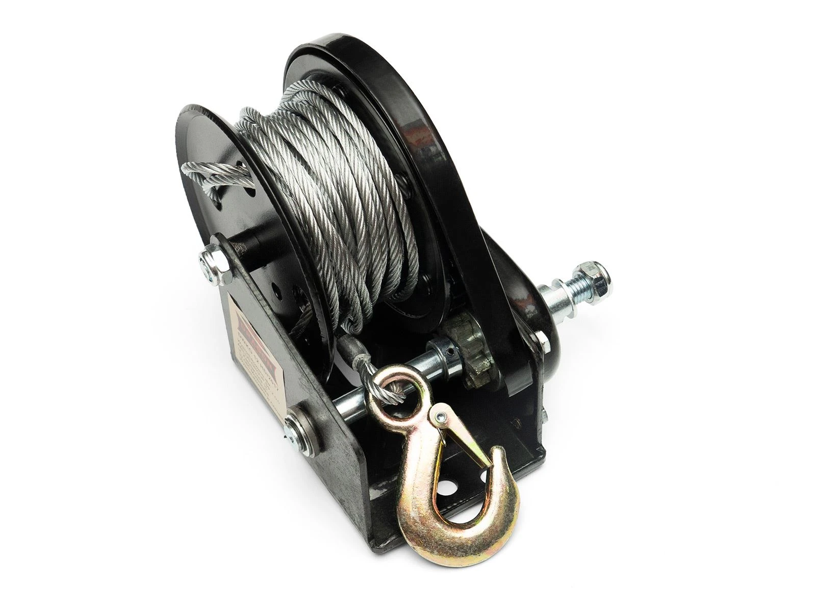 Håndvinsj Dragon Winch DWK-O 1200 HD med stålline trekkraft på 540 kg og 10 m stålline – bilde 10