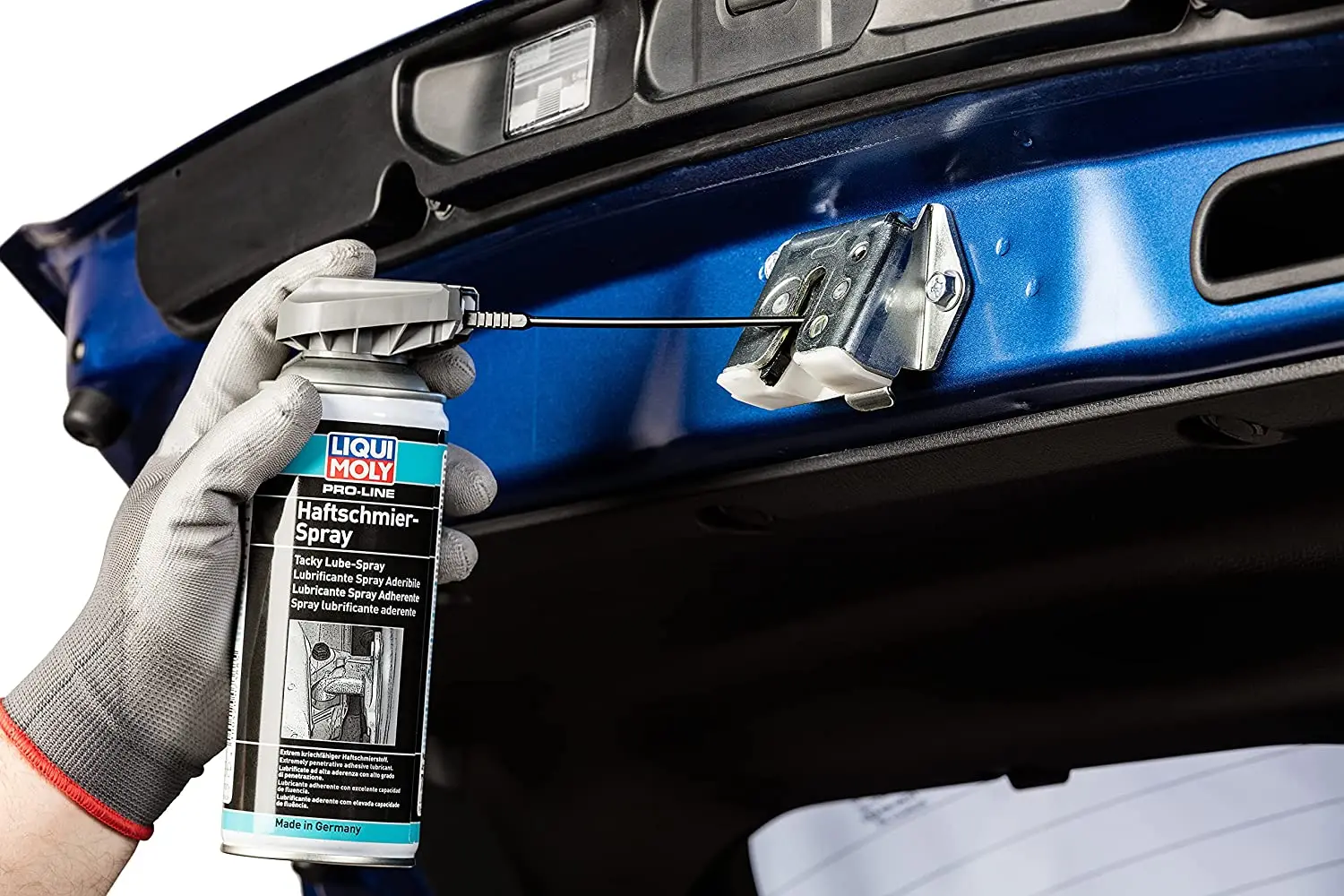 Heftsmørespray Liqui Moly High-performance Spray Lubricant │ Smøremiddel for hengsler, kjededrev og glideskinner - 400 ml – bilde 5