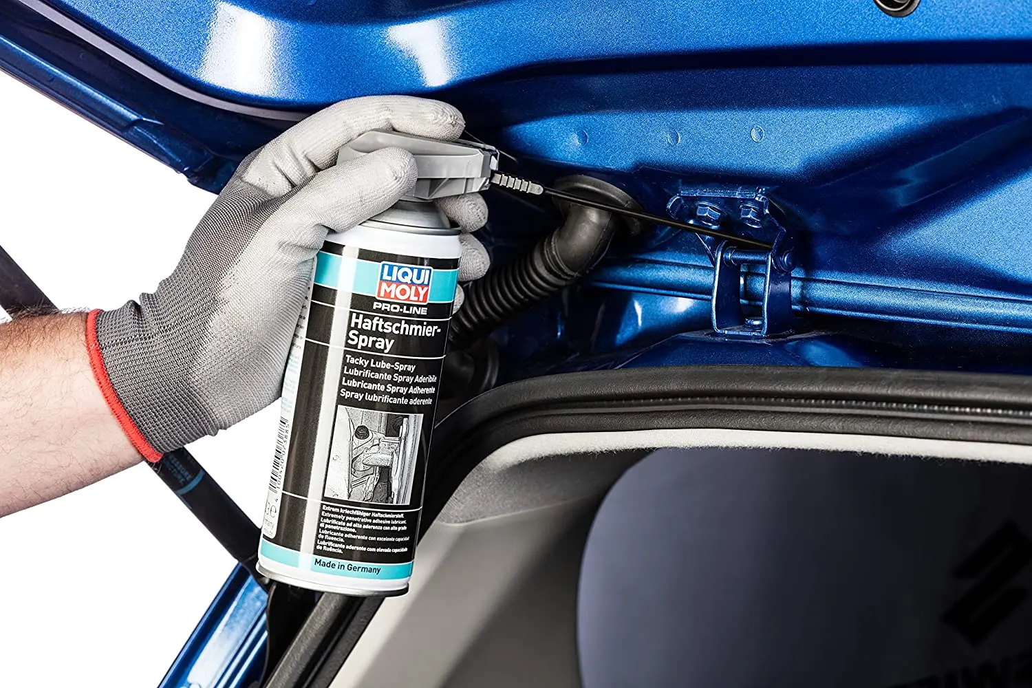 Heftsmørespray Liqui Moly High-performance Spray Lubricant │ Smøremiddel for hengsler, kjededrev og glideskinner - 400 ml – bilde 6