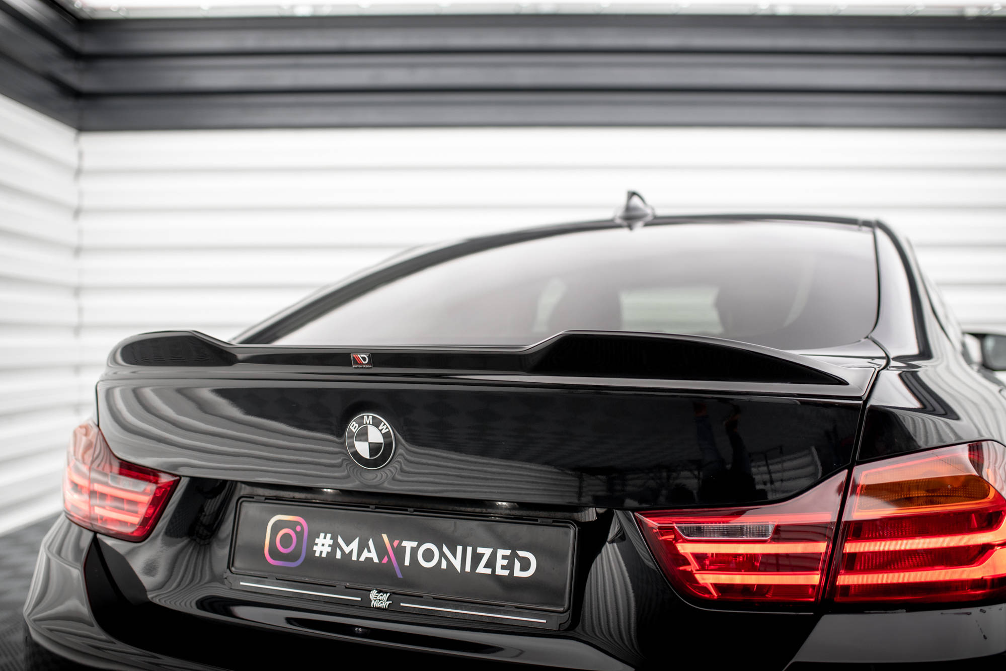 Hekkspoiler 3D BMW 4 Gran Coupe (F36) 2014-2017 | Glossy Black Edition