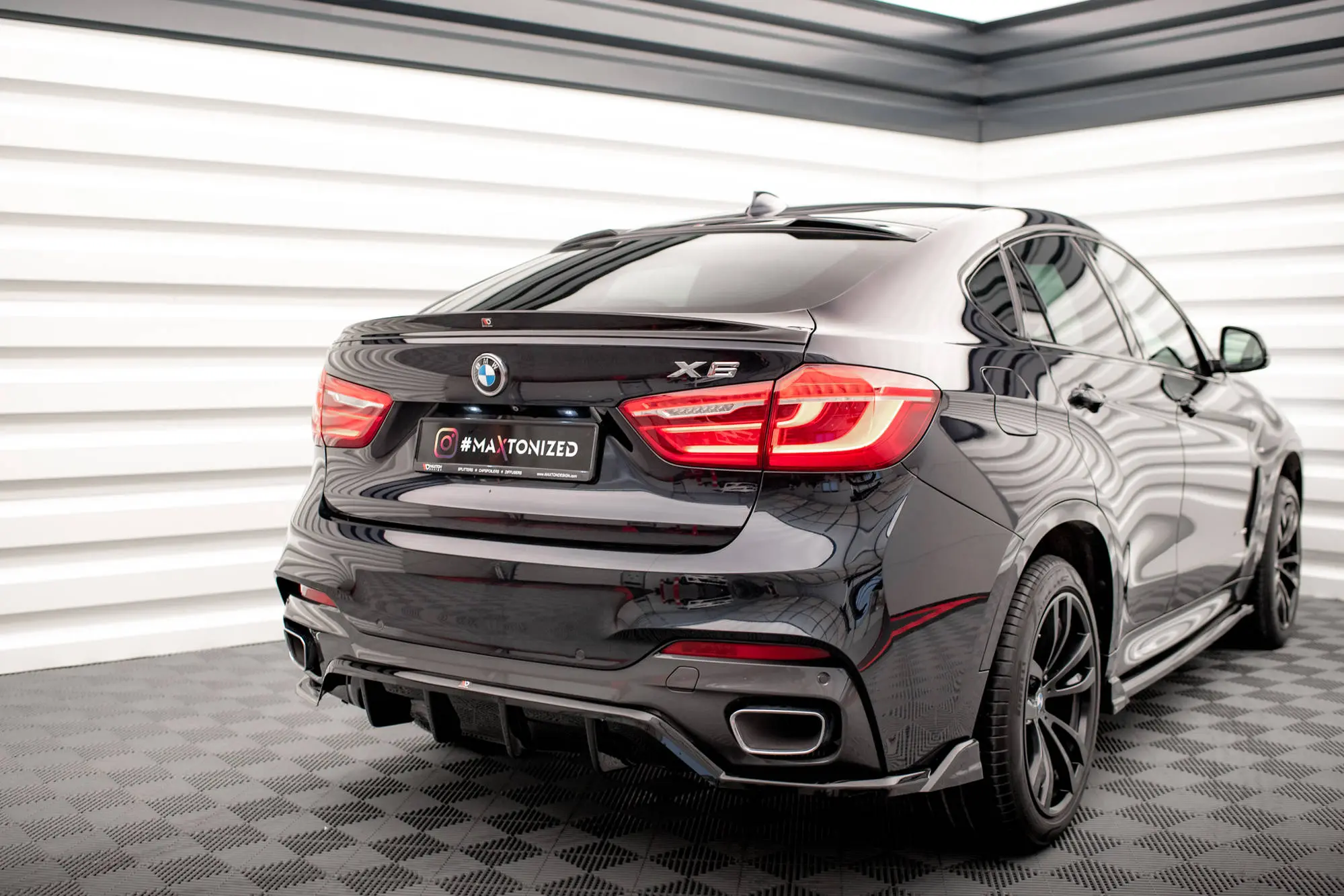 HEKKSPOILER 3D V.2 BMW X6 (F16) M-PACK 2014 - 2019 – bilde 4