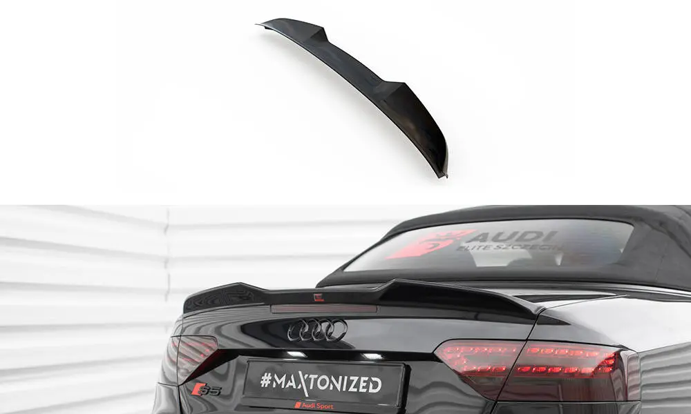 Hekkspoiler Audi A5 8T S-Line Cabrio / Audi S5 8T Cabrio 2007 - 2011 | 3D Glossy Black Edition – bilde 2
