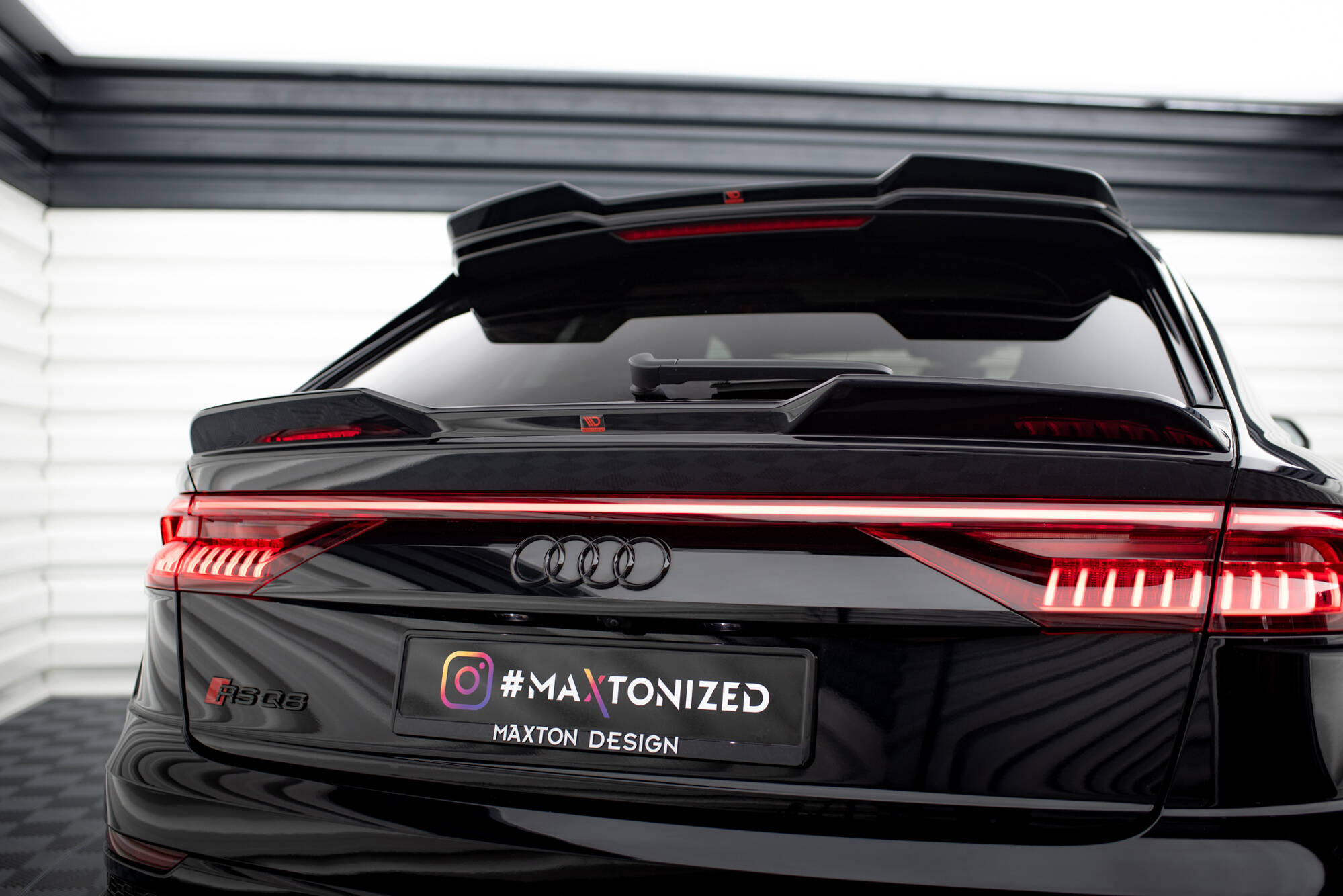 Hekkspoiler Audi RS Q8 2019 - > | 3D Glossy Black Edition
