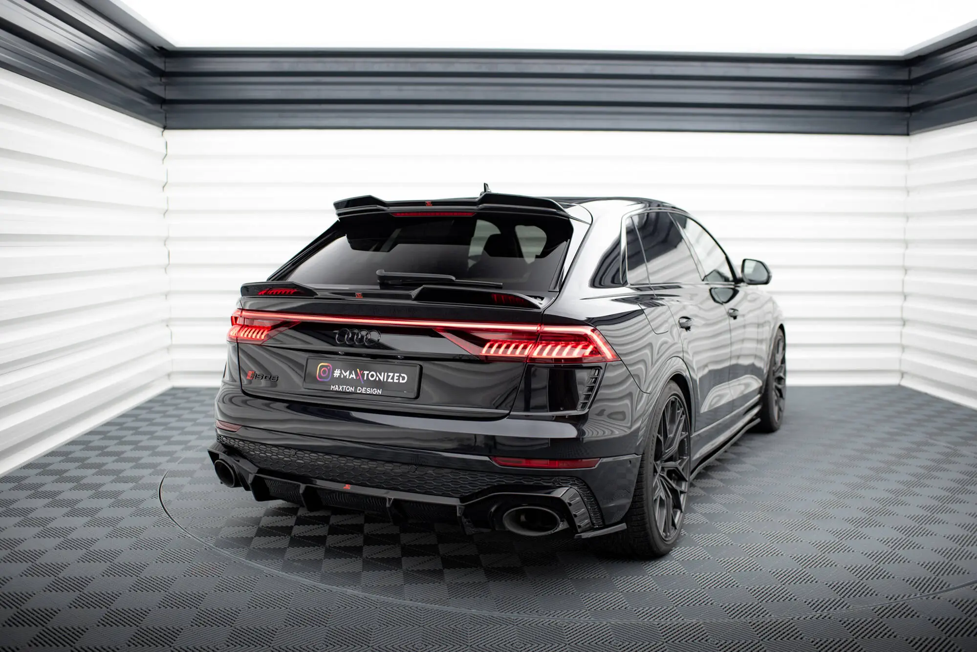 Hekkspoiler Audi RS Q8 2019 - > | 3D Glossy Black Edition – bilde 3