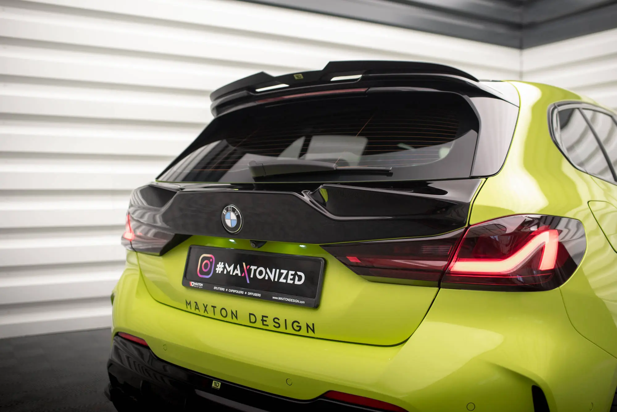 Hekkspoiler BMW 1 (F40) M-Pack / BMW M135i (F40) 2019 - 2024 | Glossy Black Edition – bilde 5