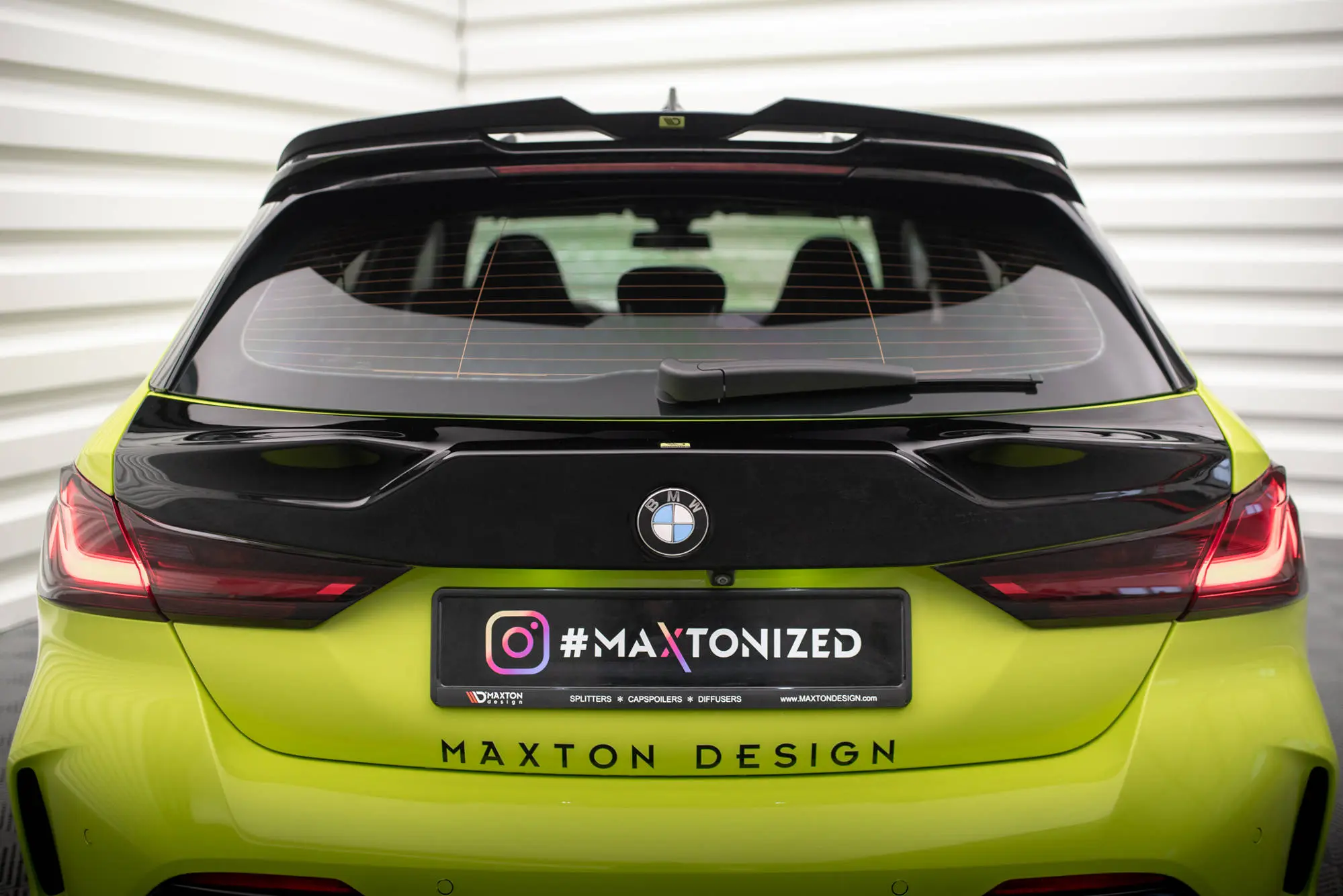 Hekkspoiler BMW 1 (F40) M-Pack / BMW M135i (F40) 2019 - 2024 | Glossy Black Edition – bilde 6