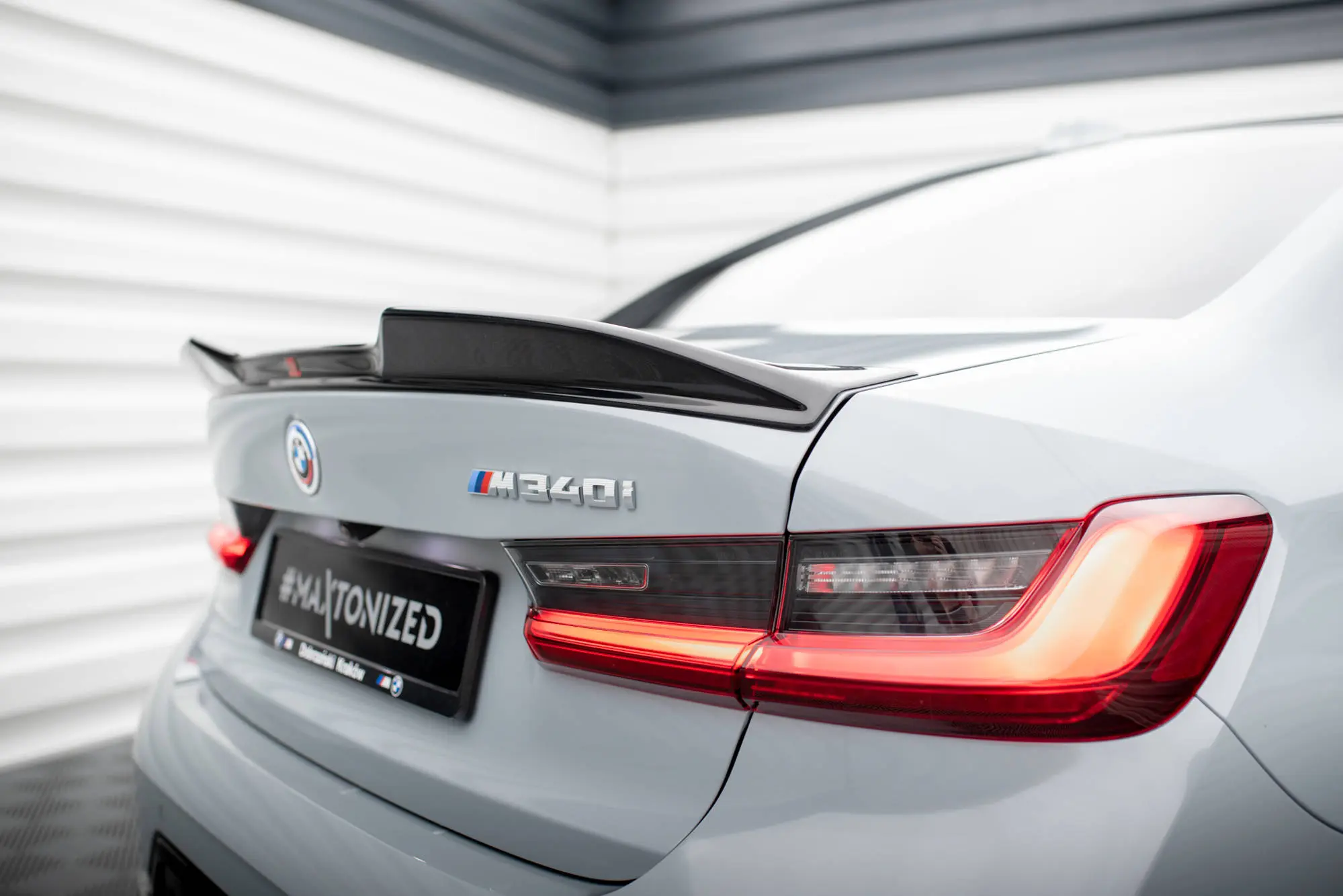Hekkspoiler BMW 3 M340i (G20) / BMW 3 (G20) M-Pakke LCI 2022-> | 3D Glossy Black Edition – bilde 2