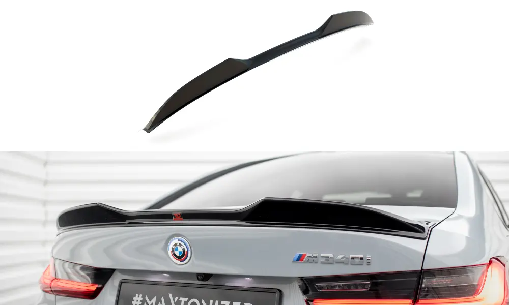 Hekkspoiler BMW 3 M340i (G20) / BMW 3 (G20) M-Pakke LCI 2022-> | 3D Glossy Black Edition – bilde 3