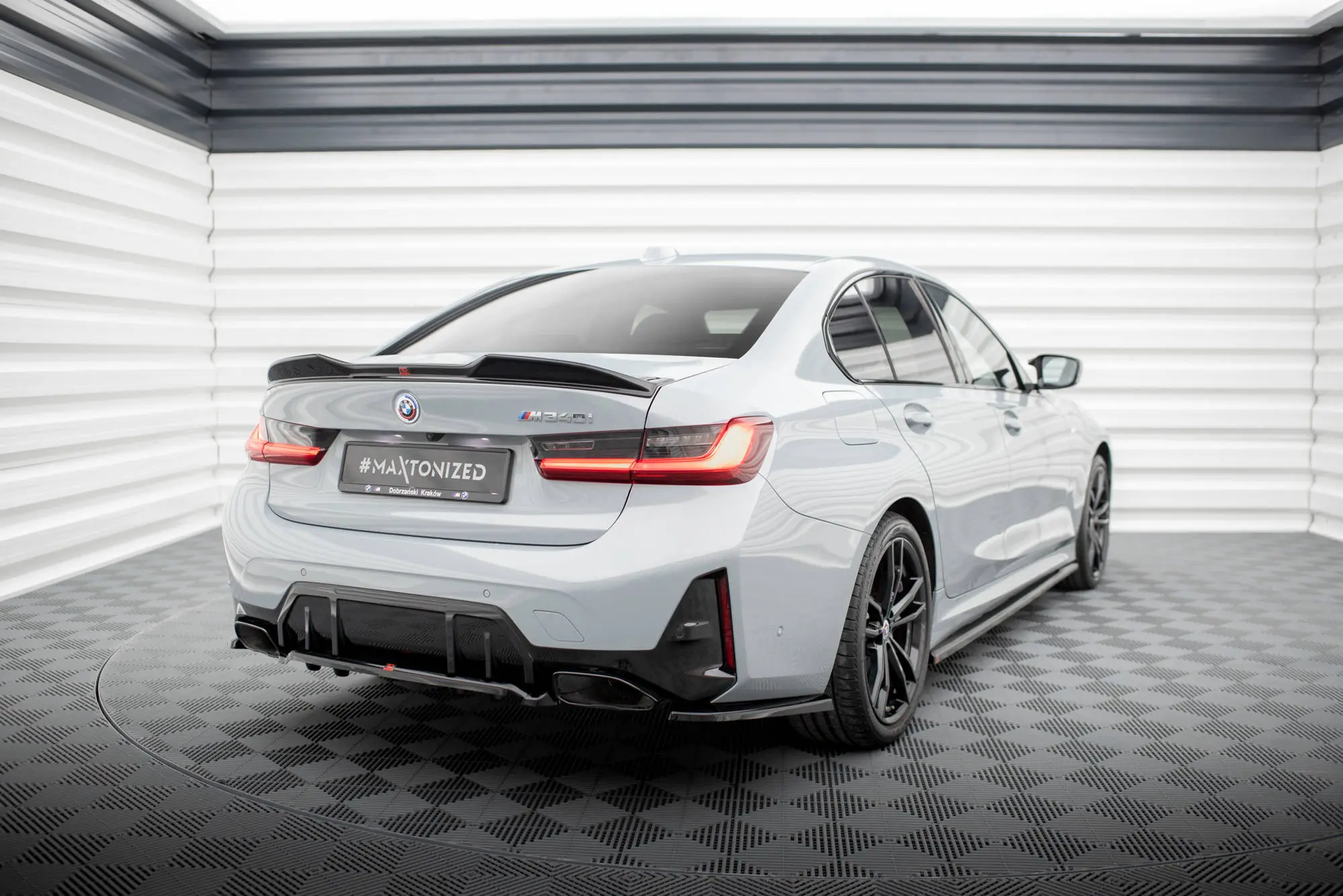 Hekkspoiler BMW 3 M340i (G20) / BMW 3 (G20) M-Pakke LCI 2022-> | 3D Glossy Black Edition – bilde 6